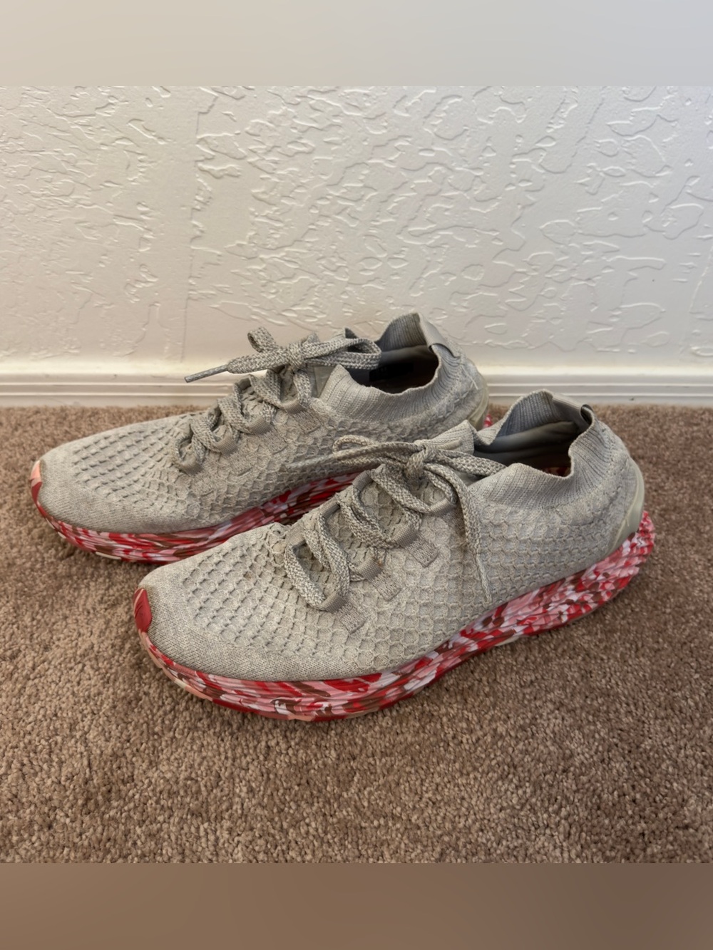 NOBULL Menโs Light Gray All Day Knit Runner - 11